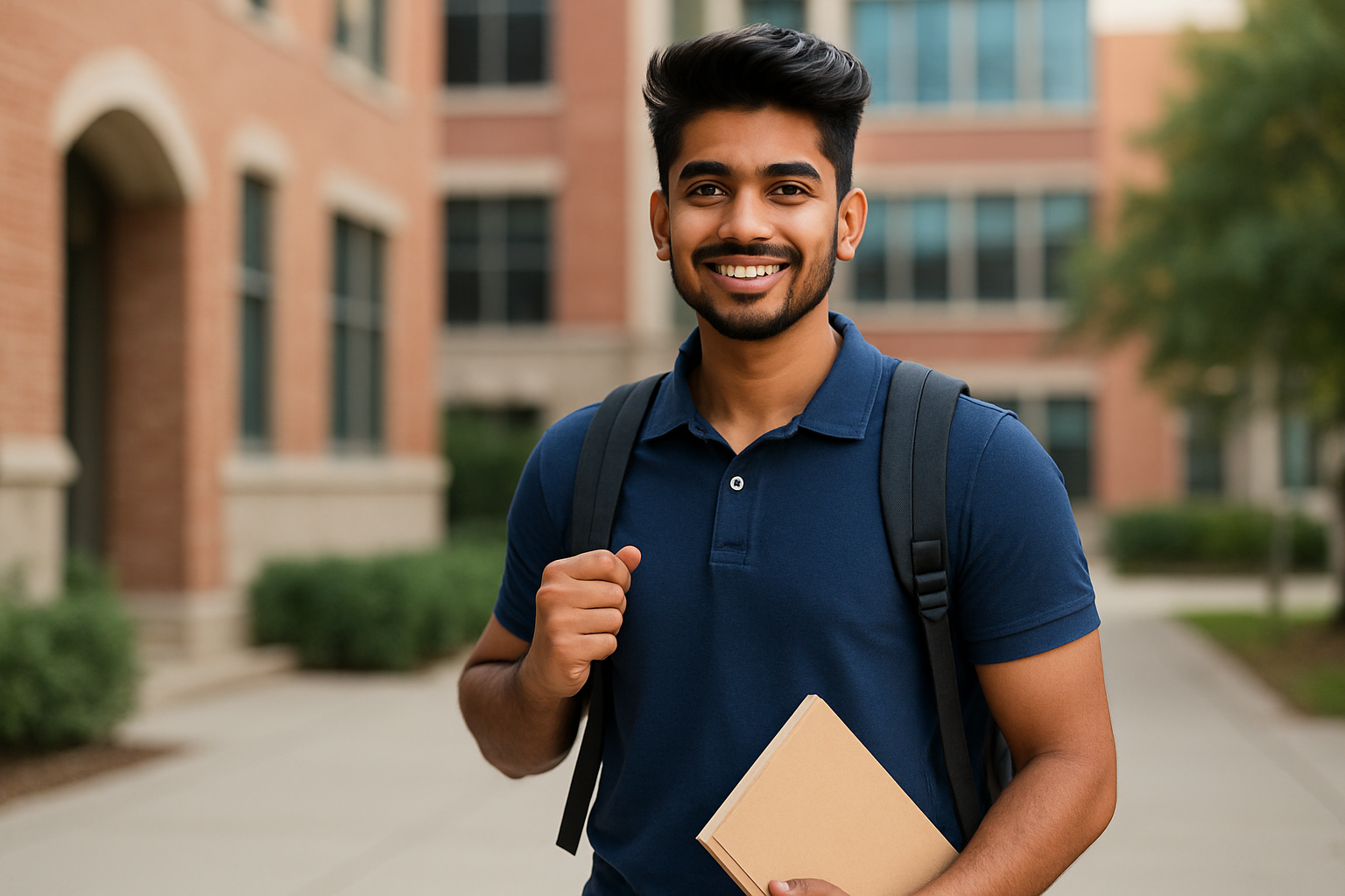 Indian college going boy image