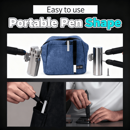 Pen-Shaped Phone Holder with Screwdriver Set Multifunction 6 in 1 Tech Tool Pen, Pen-Shaped Phone Holder with Screwdriver Set